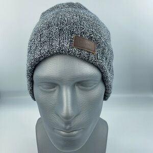 Levi’s Hat Knit Beanie One Size Blue/White Unisex Soft Fleece Lined